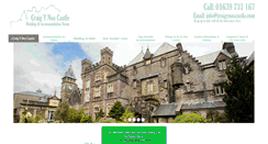 Desktop Screenshot of craigynoscastle.com